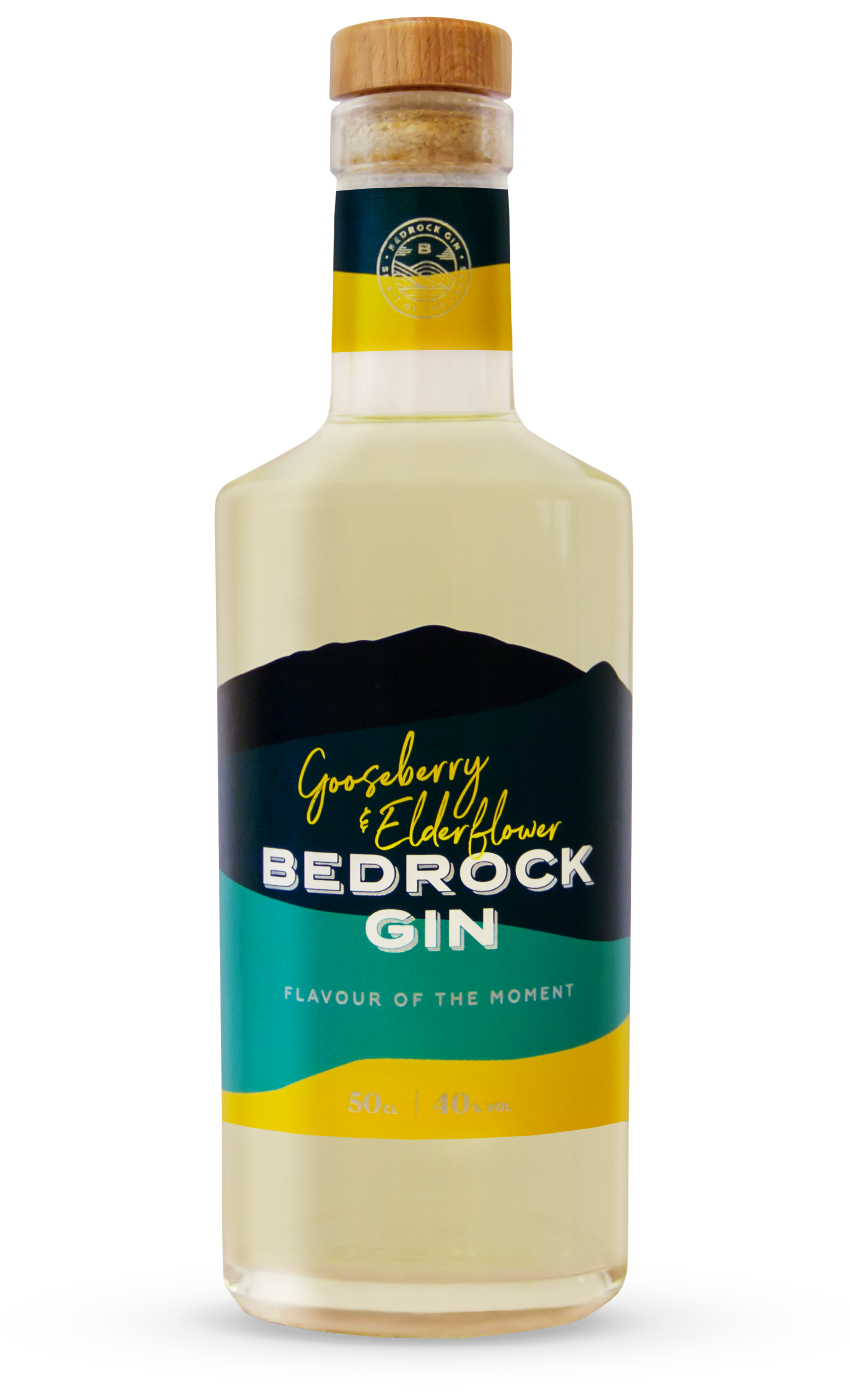 50cl Bedrock Gooseberry & Elderflower Gin (40% ABV)